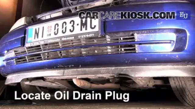 1999 Opel Astra Elegance 1.6L 4 Cyl. Huile Changer l'huile et le filtre à huile